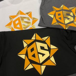 Official BornSun Metallic Gold Foil Tee